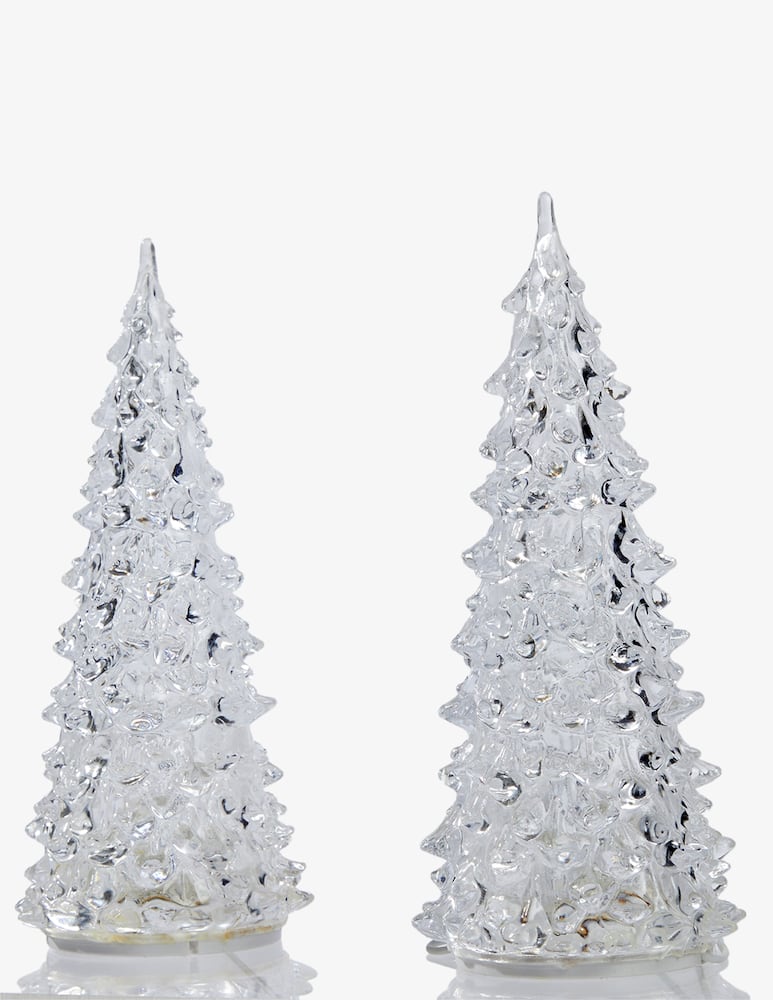 rinascente Lemax Albero di cristallo illuminato 3 colori medio set 2 General - Multicolor