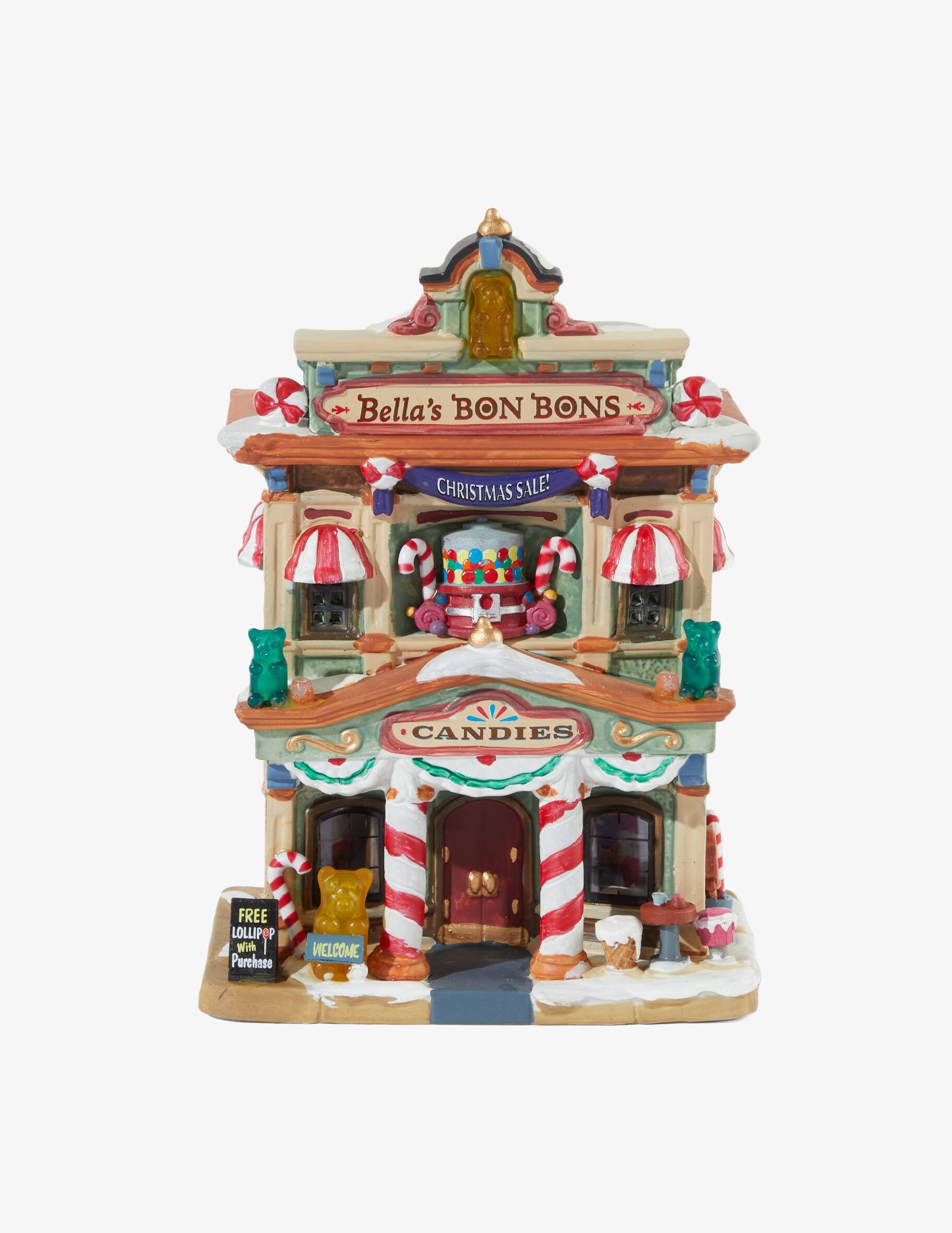 Shop Lemax Bellas Bon Bons Caddington Village Multicolor on Rinascente