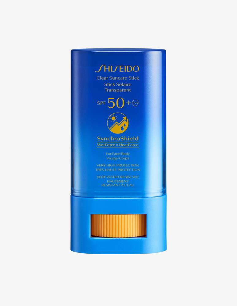 Shiseido Clear Suncare Stick SPF 50+ solare in stick - immagine 1 Shiseido Clear Suncare Stick SPF 50+ solare in stick - immagine 1