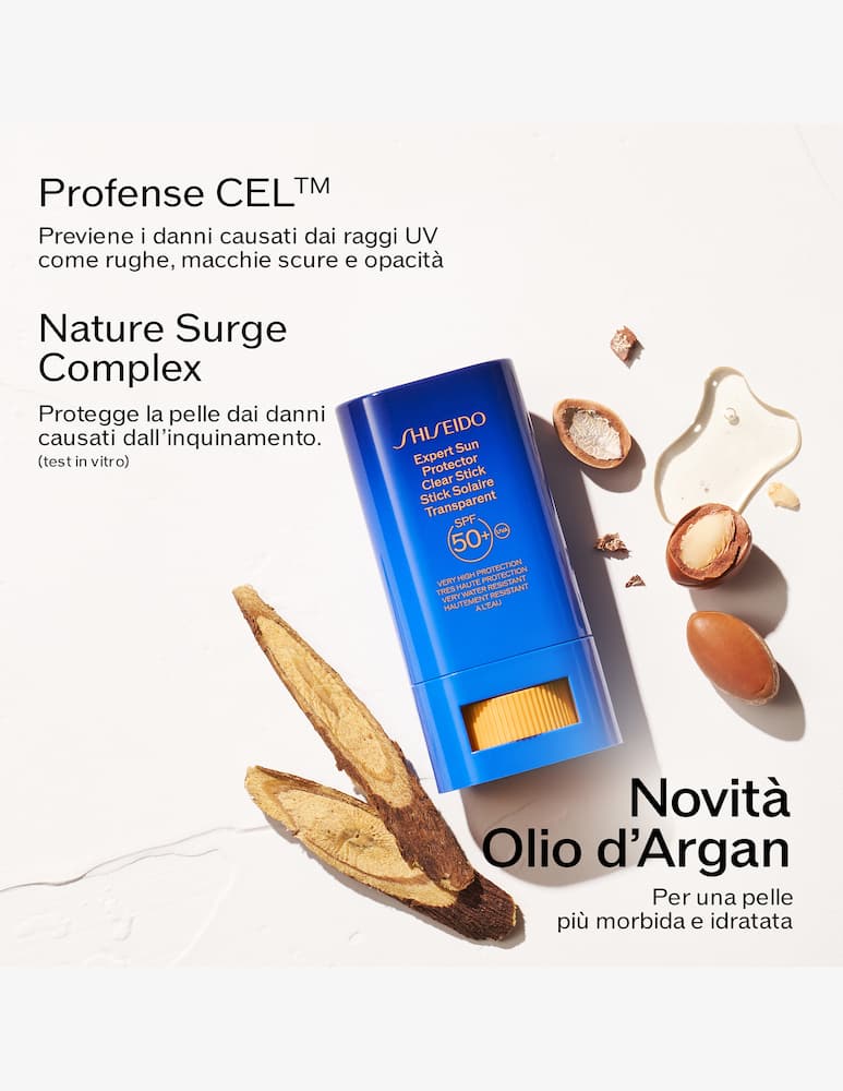 Shiseido Expert Sun Protector Clear Stick SPF50+ - immagine 2 Shiseido Expert Sun Protector Clear Stick SPF50+ - immagine 2
