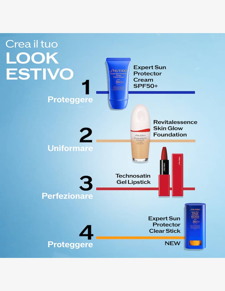 Shiseido Expert Sun Protector Clear Stick SPF50+ - immagine 5 Shiseido Expert Sun Protector Clear Stick SPF50+ - immagine 5