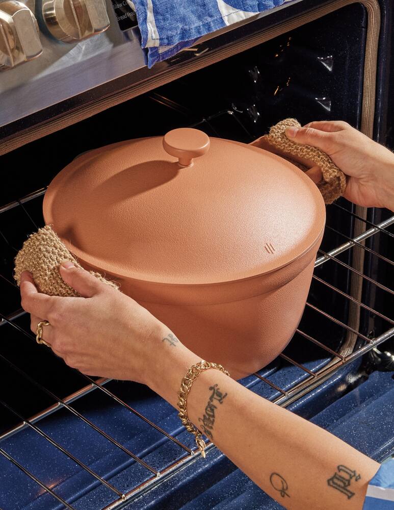 rinascente Ourplace Perfect Pot + Roasting Rack - Red