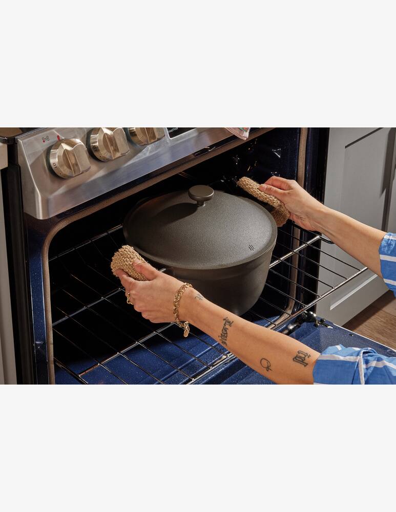 rinascente Ourplace Pentola Perfetta + cestello per arrosti - Nero