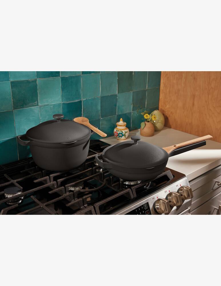 rinascente Ourplace Pentola Perfetta + cestello per arrosti - Nero