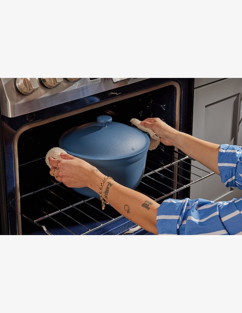 rinascente Ourplace Pentola Perfetta + cestello per arrosti - Blu