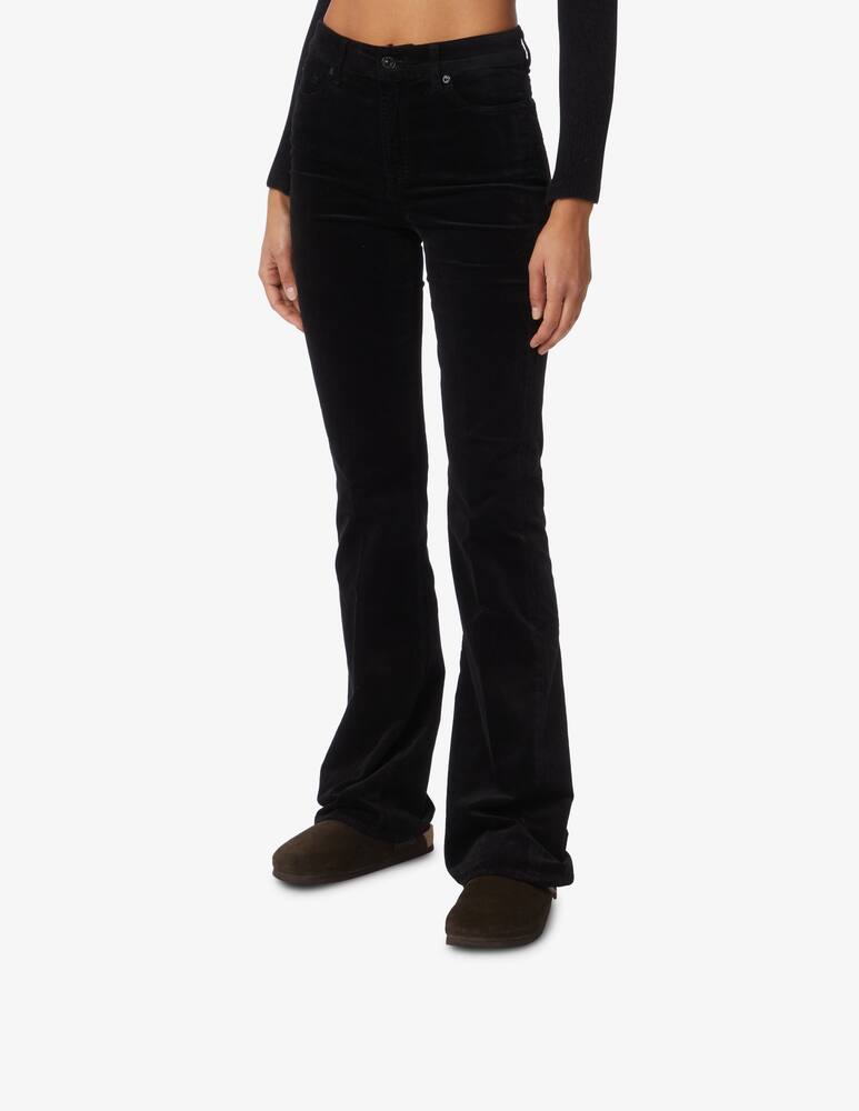 rinascente 7 For All Mankind Pantaloni in velluto Lisha - Nero