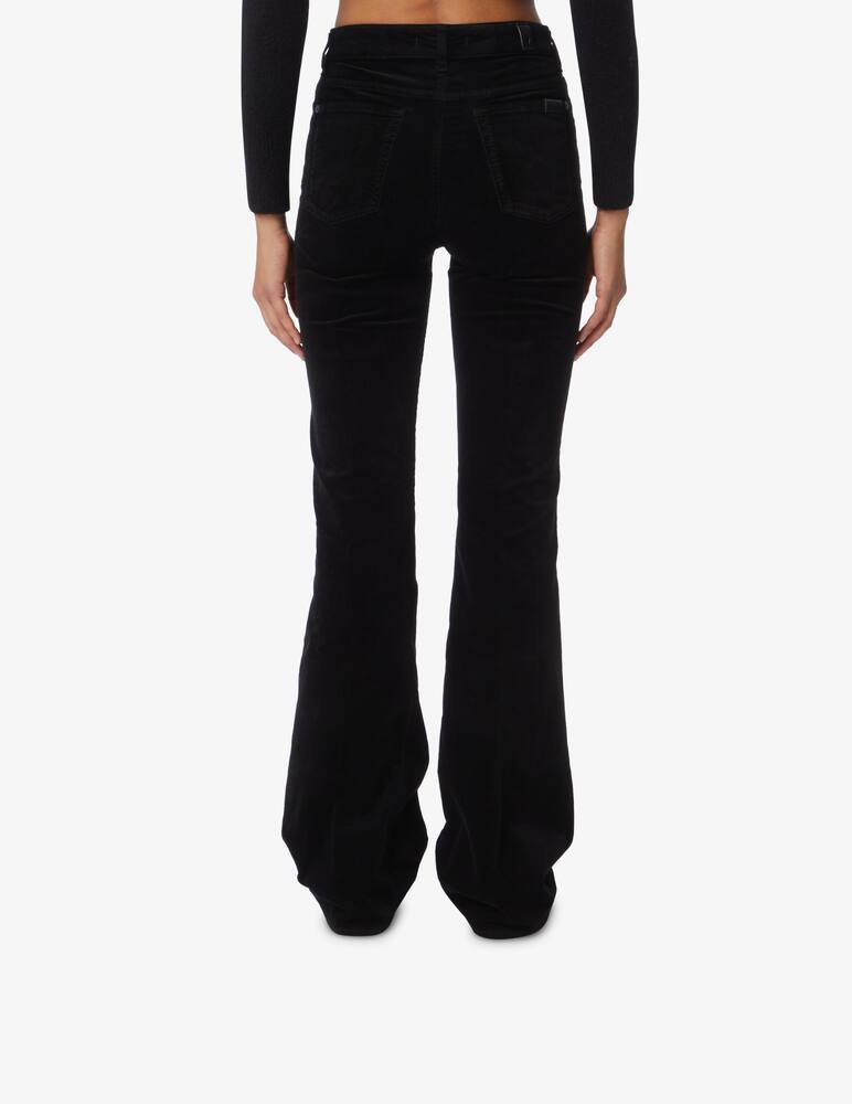 rinascente 7 For All Mankind Pantaloni in velluto Lisha - Nero