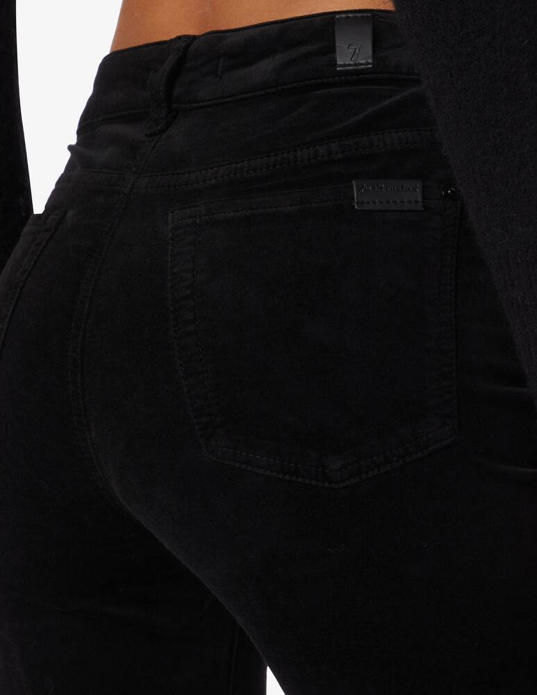 rinascente 7 For All Mankind Pantaloni in velluto Lisha - Nero