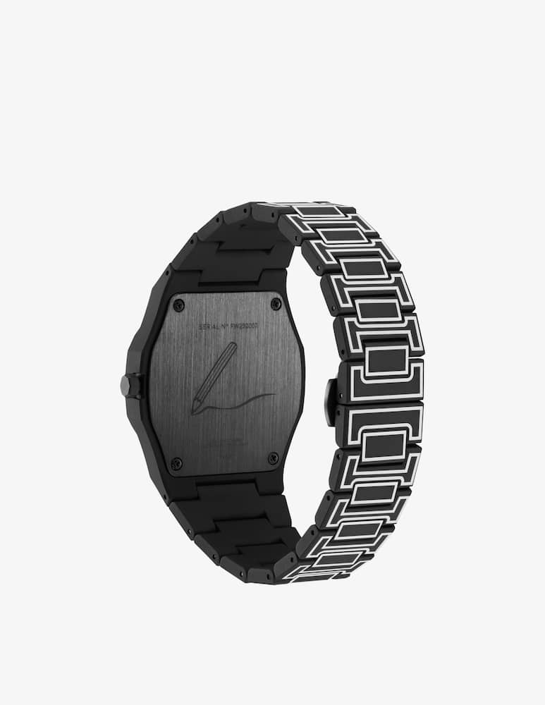 D1 Milano Orologio BLACK SKETCH - immagine 4 D1 Milano Orologio BLACK SKETCH - immagine 4