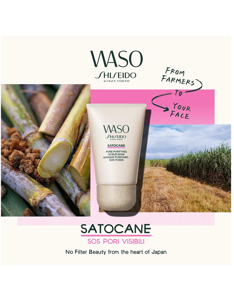 rinascente Shiseido Waso Pore Purifying Scrub Mask Maschera Purificante