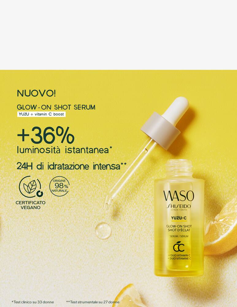 rinascente Shiseido Waso Yuzu C Glow On Shot