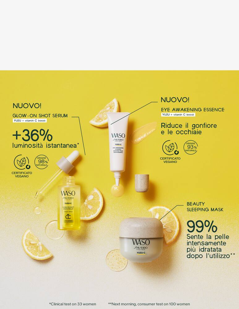 rinascente Shiseido Waso Yuzu C Glow On Shot