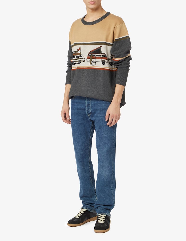 Kavu Maglia girocollo misto lana ricamo - immagine 2 Kavu Maglia girocollo misto lana ricamo - immagine 2
