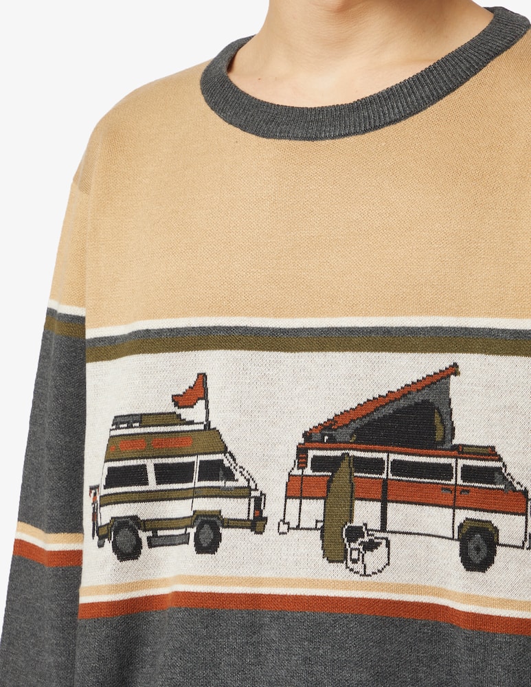 Kavu Maglia girocollo misto lana ricamo - immagine 4 Kavu Maglia girocollo misto lana ricamo - immagine 4