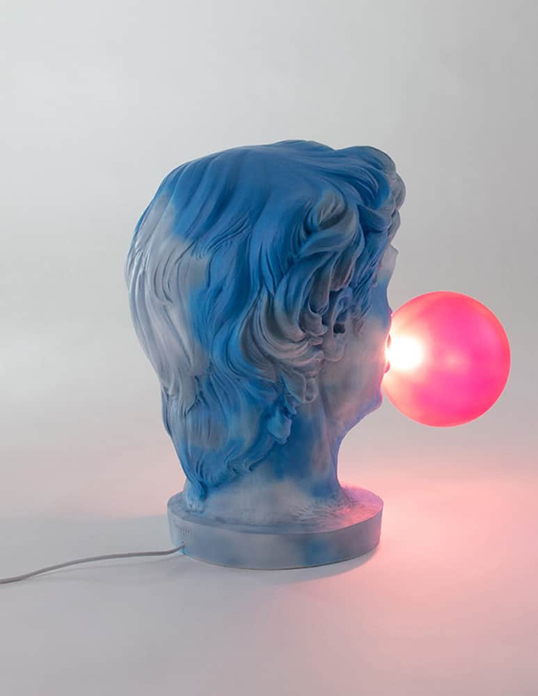 rinascente Seletti Wonder Times Sky Version Led Lampada Da Tavolo - multicolor