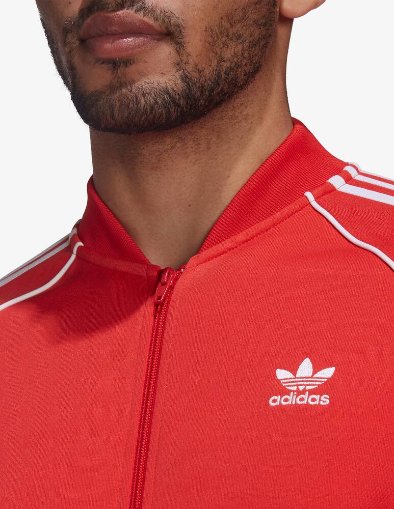 rinascente Adidas Originals Piping acetate track top - Red