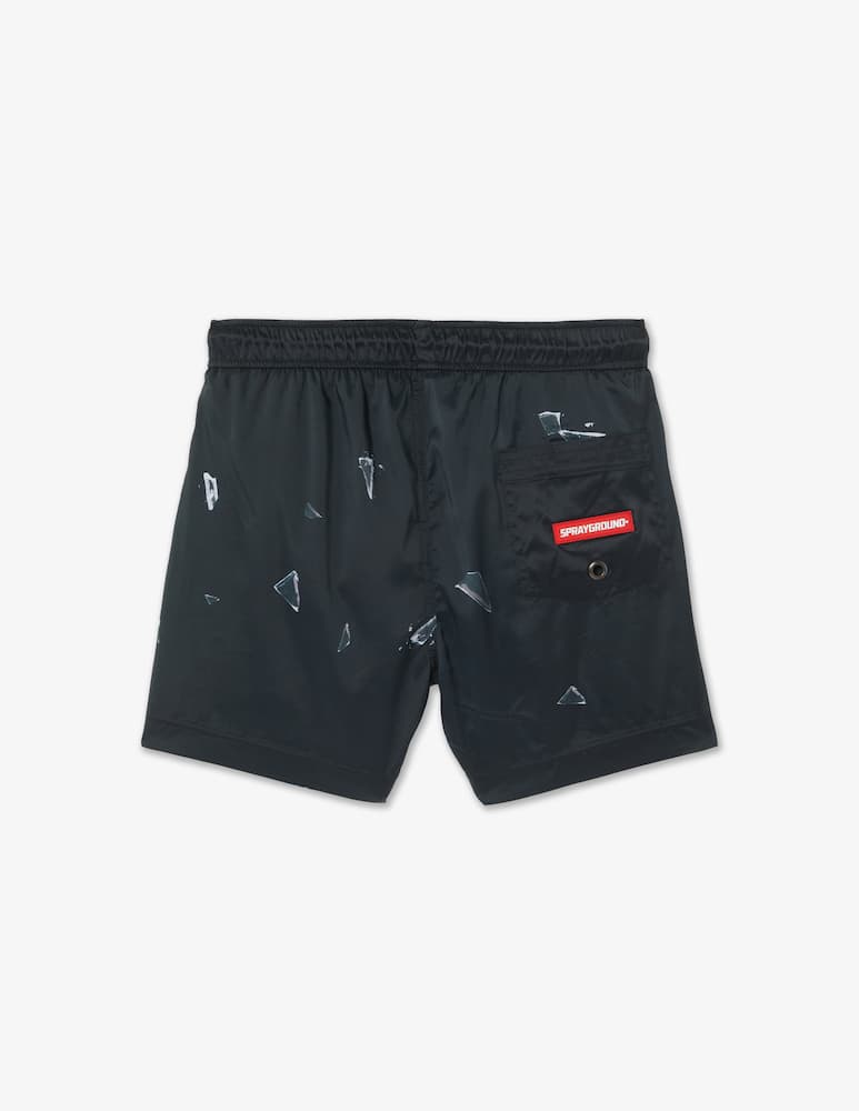 rinascente Sprayground Broken glass swim trunks