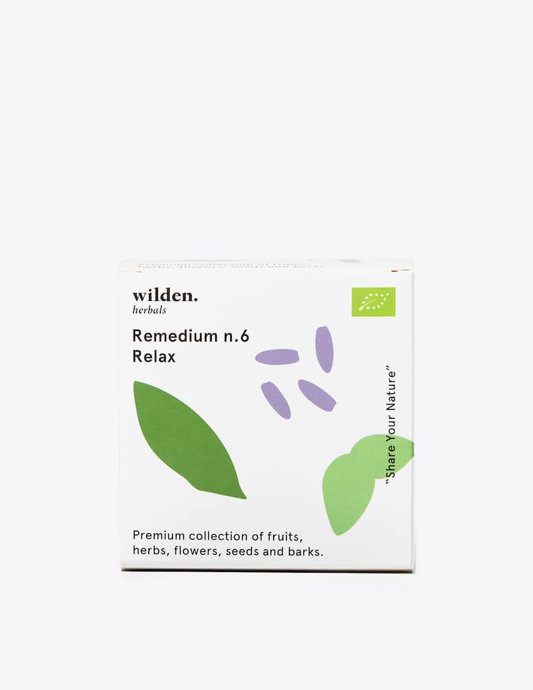 Wilden Herbals Tisana biologica Remedium n.6 Relax, astuccio 10 bustine - immagine 2 Wilden Herbals Tisana biologica Remedium n.6 Relax, astuccio 10 bustine - immagine 2