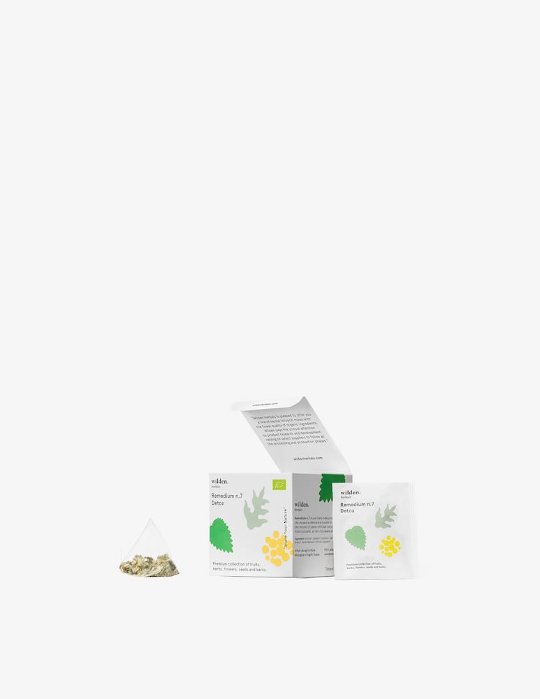 Wilden Herbals Tisana biologica Remedium n.7 Detox, astuccio 10 bustine - immagine 1 Wilden Herbals Tisana biologica Remedium n.7 Detox, astuccio 10 bustine - immagine 1