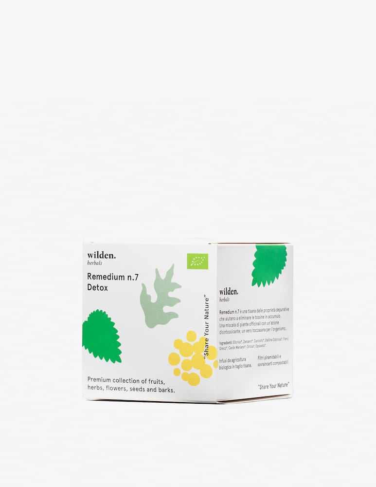 Wilden Herbals Tisana biologica Remedium n.7 Detox, astuccio 10 bustine - immagine 3 Wilden Herbals Tisana biologica Remedium n.7 Detox, astuccio 10 bustine - immagine 3