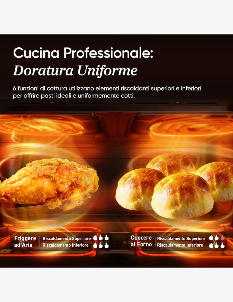 rinascente Cosori Dual Blaze Twinfry Friggitrice ad aria 10 L con WiFi