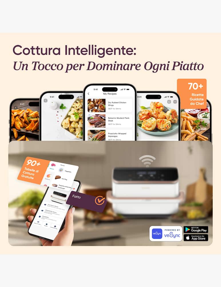 rinascente Cosori Dual Blaze Twinfry Friggitrice ad aria 10 L con WiFi