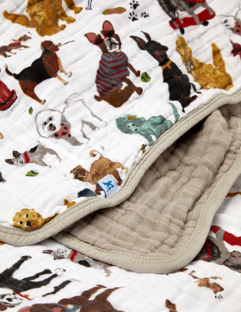 rinascente Little Unicorn Trapunta baby cani - bianco