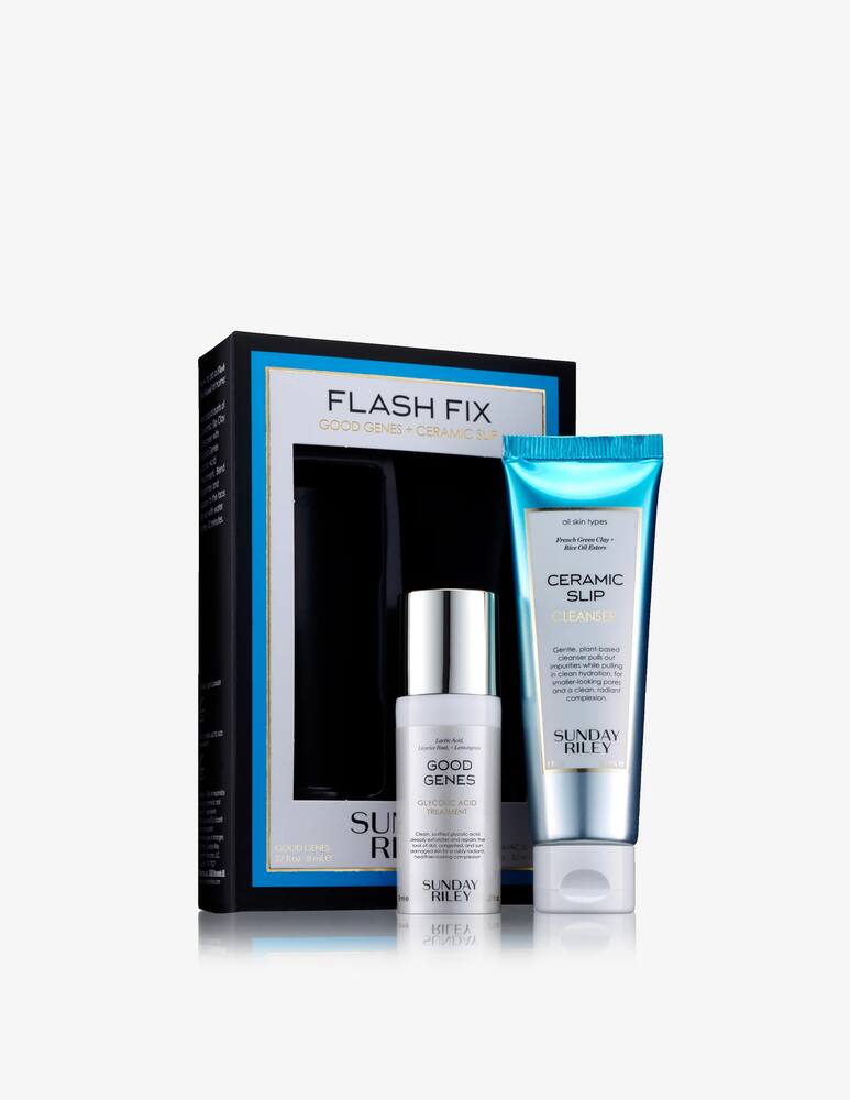 Sunday Riley Flash Fix Good Genes and Ceramic Slip Kit - immagine 1 Sunday Riley Flash Fix Good Genes and Ceramic Slip Kit - immagine 1