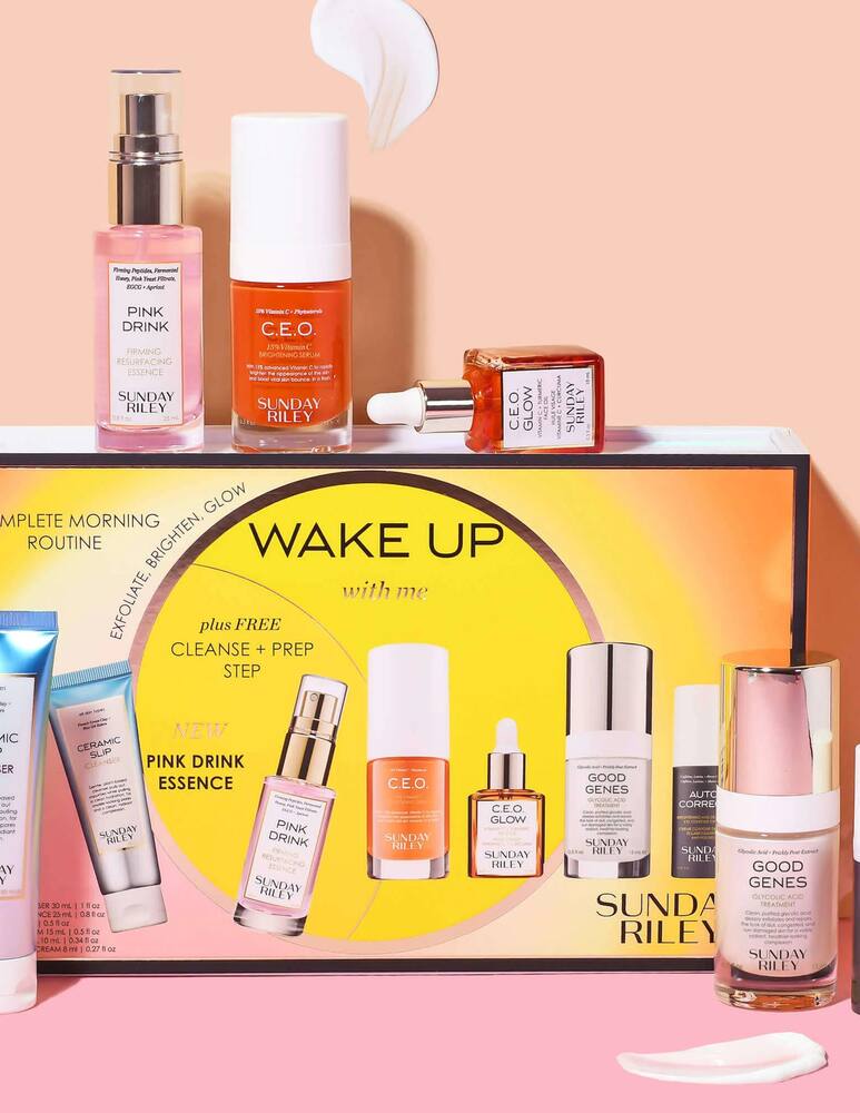 rinascente Sunday Riley Wake Up With Me Kit completo di routine mattutina