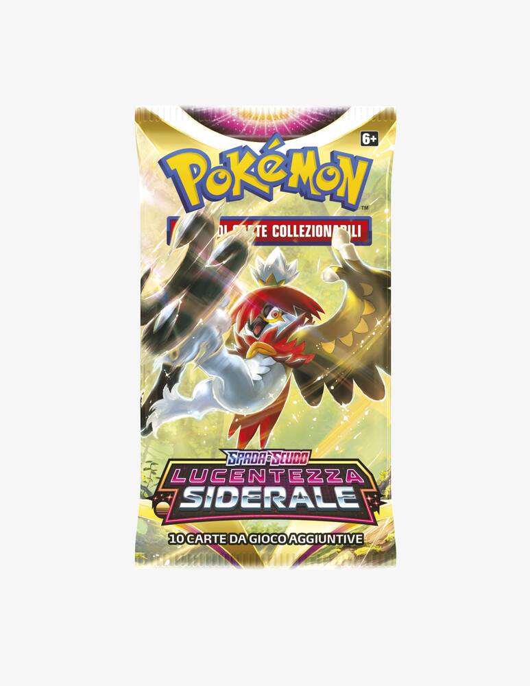 rinascente Pokemon Spada e Scudo Lucentezza Siderale busta 10 carte - Multicolor