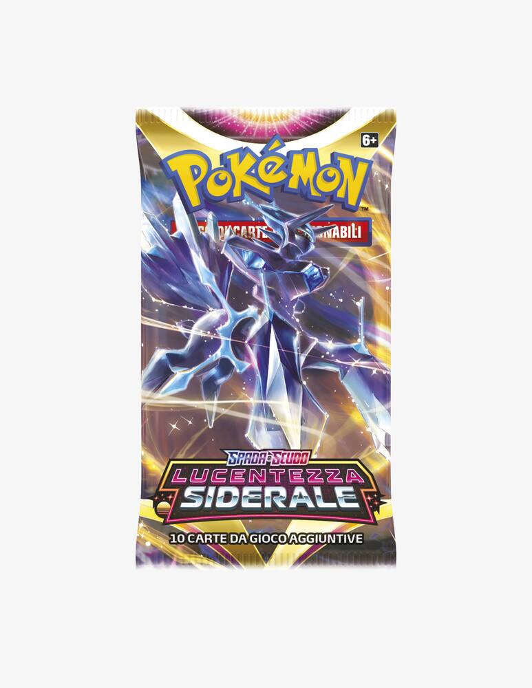 rinascente Pokemon Spada e Scudo Lucentezza Siderale busta 10 carte - Multicolor