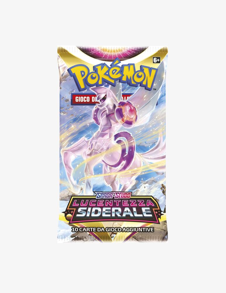 rinascente Pokemon Spada e Scudo Lucentezza Siderale busta 10 carte - Multicolor