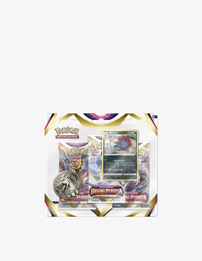 rinascente Pokemon Spada e Scudo Origine Perduta - 3 Pack Blister
