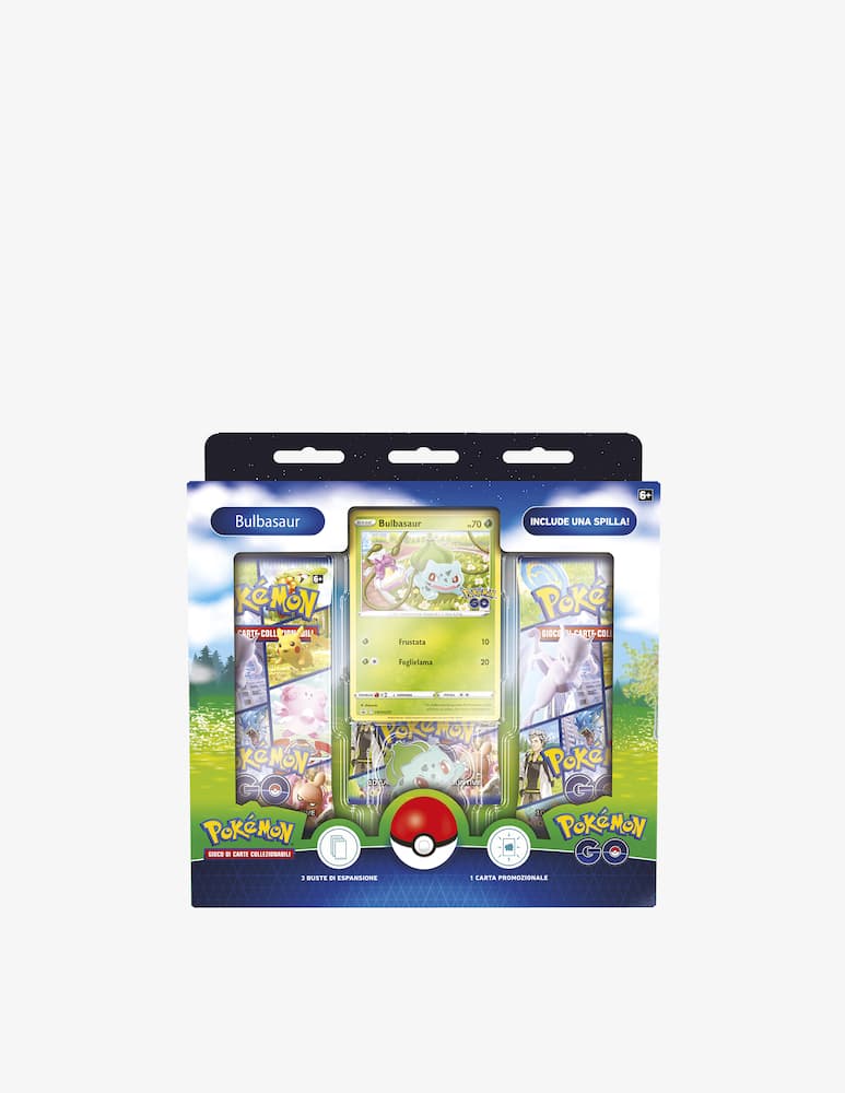 rinascente Pokemon 10.5 Pokemon GO Coll. Pin Bulbasaur/Charmander/Squirtle - Multi