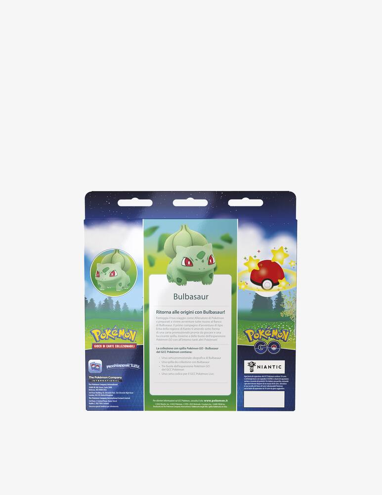 rinascente Pokemon 10.5 Pokemon GO Coll. Pin Bulbasaur/Charmander/Squirtle - Multi