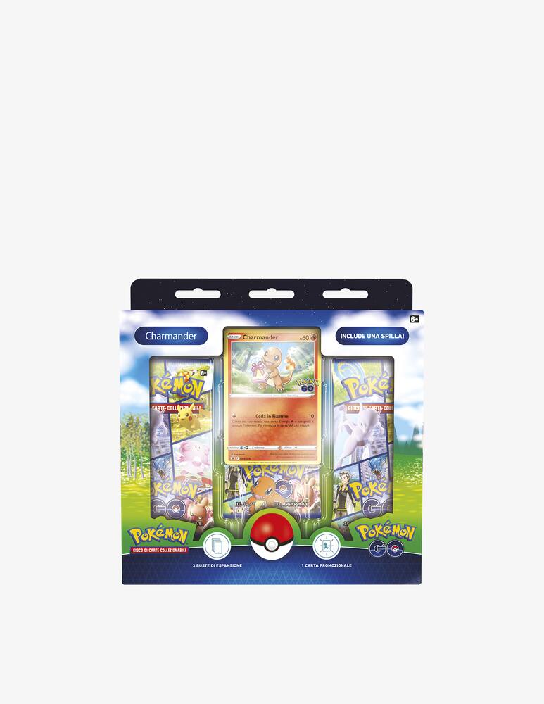 rinascente Pokemon 10.5 Pokemon GO Coll. Pin Bulbasaur/Charmander/Squirtle - Multi