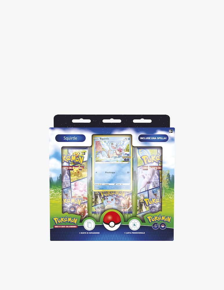 rinascente Pokemon 10.5 Pokemon GO Coll. Pin Bulbasaur/Charmander/Squirtle - Multi