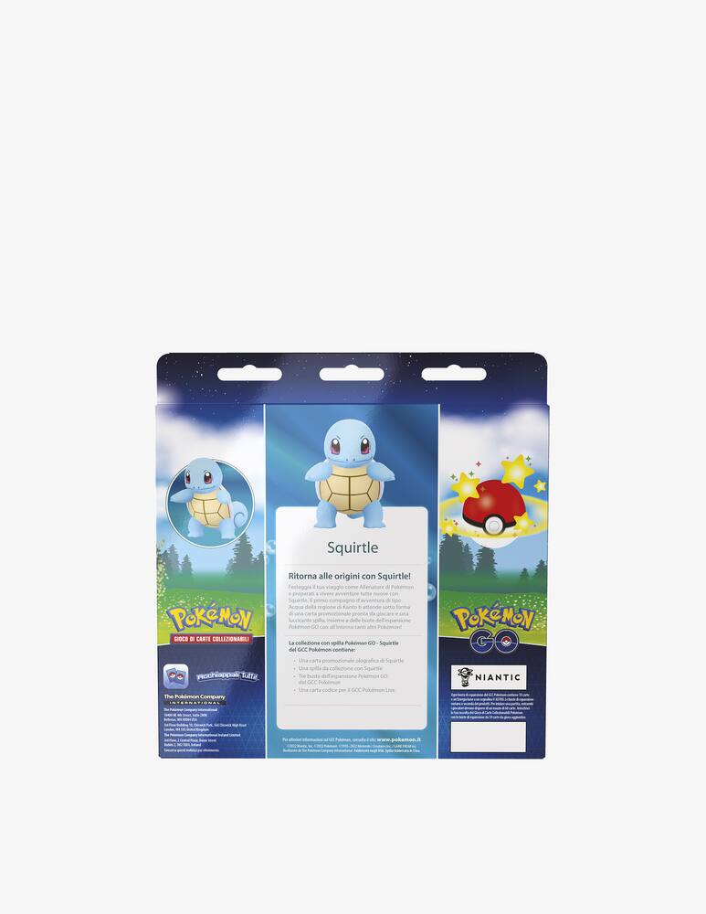 rinascente Pokemon 10.5 Pokemon GO Coll. Pin Bulbasaur/Charmander/Squirtle - Multi