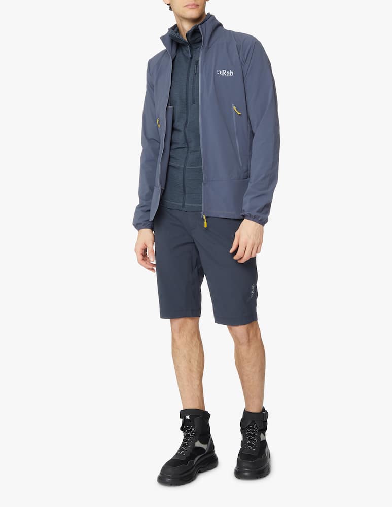 rinascente Rab Borealis tour light windshell jacket - grey