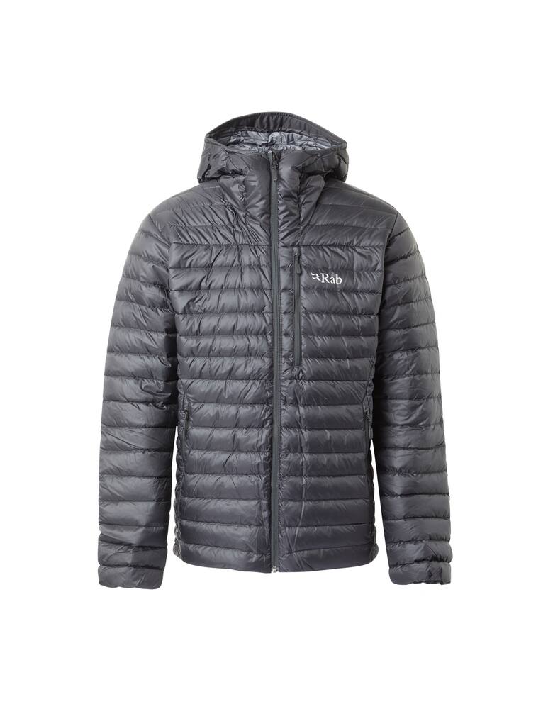 rinascente Rab Hooded microlight pertex 100g down jacket - black