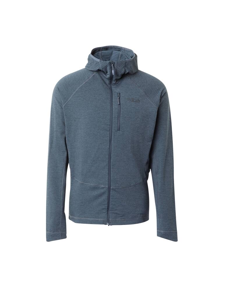 rinascente Rab Felpa con cappuccio in pile filament - nero