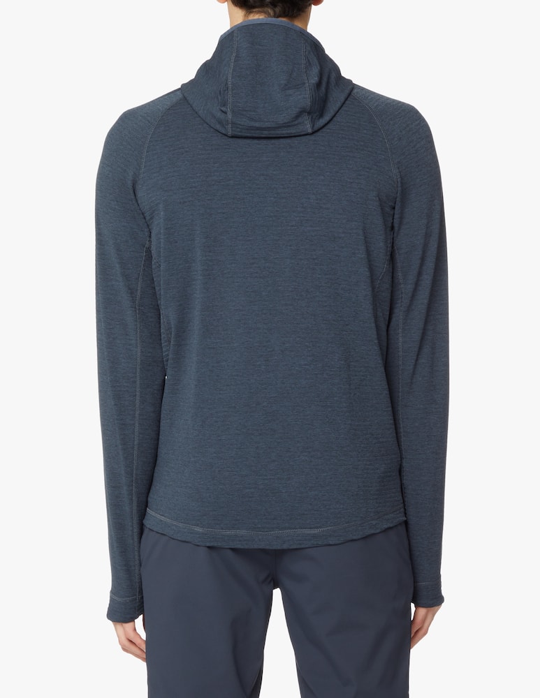 rinascente Rab Felpa con cappuccio in pile filament - nero