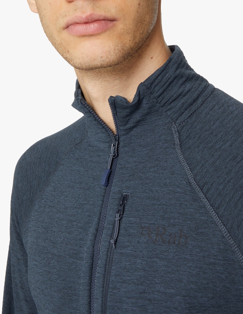 rinascente Rab Felpa pile mzip filament pull on - nero