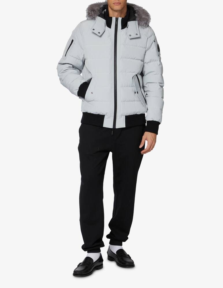 rinascente Moose Knuckles Giacca bomber con pelliccia scotchtown - Grigio