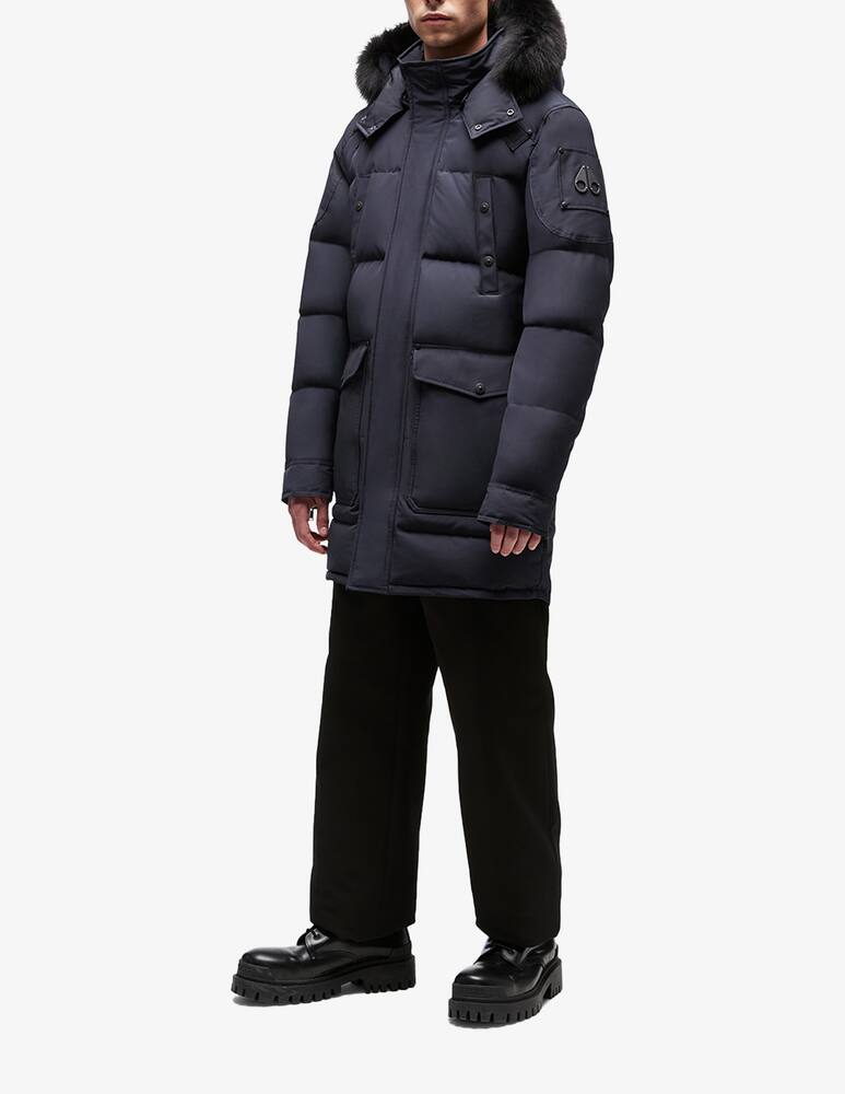 rinascente Moose Knuckles Parka con cappuccio vig rig - Blu