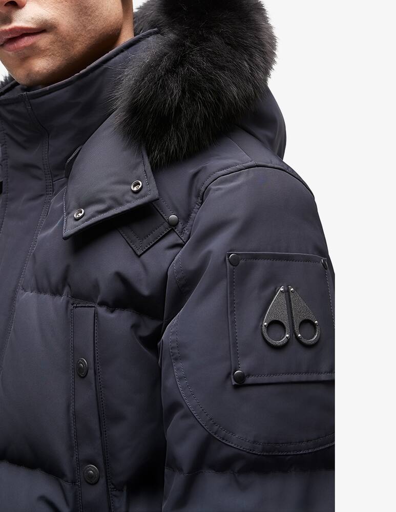 rinascente Moose Knuckles Parka con cappuccio vig rig - Blu