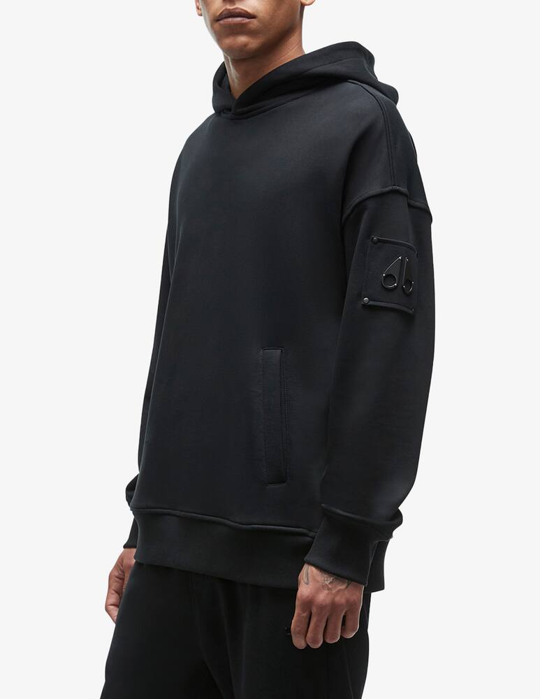 rinascente Moose Knuckles Hoodie unisex - Black