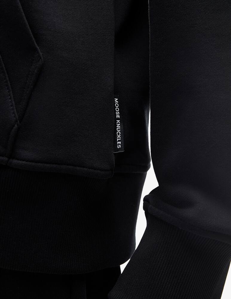 rinascente Moose Knuckles Fzip hoodie - Black