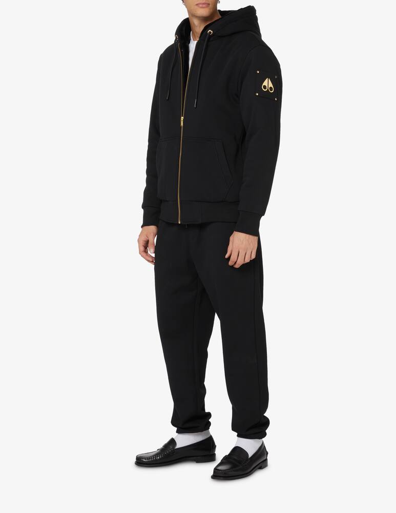 rinascente Moose Knuckles Felpa con cappuccio e zip bunny - Nero
