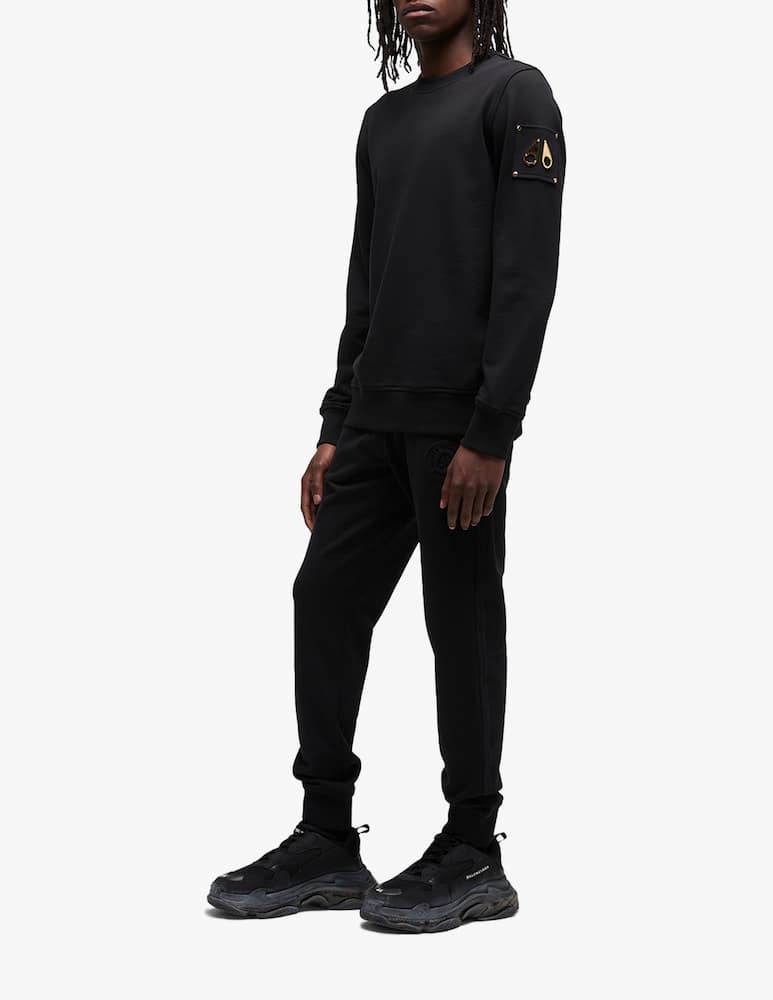 rinascente Moose Knuckles Felpa gold sneider - Nero